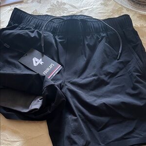 Men's Black Shorts FourLaps size small